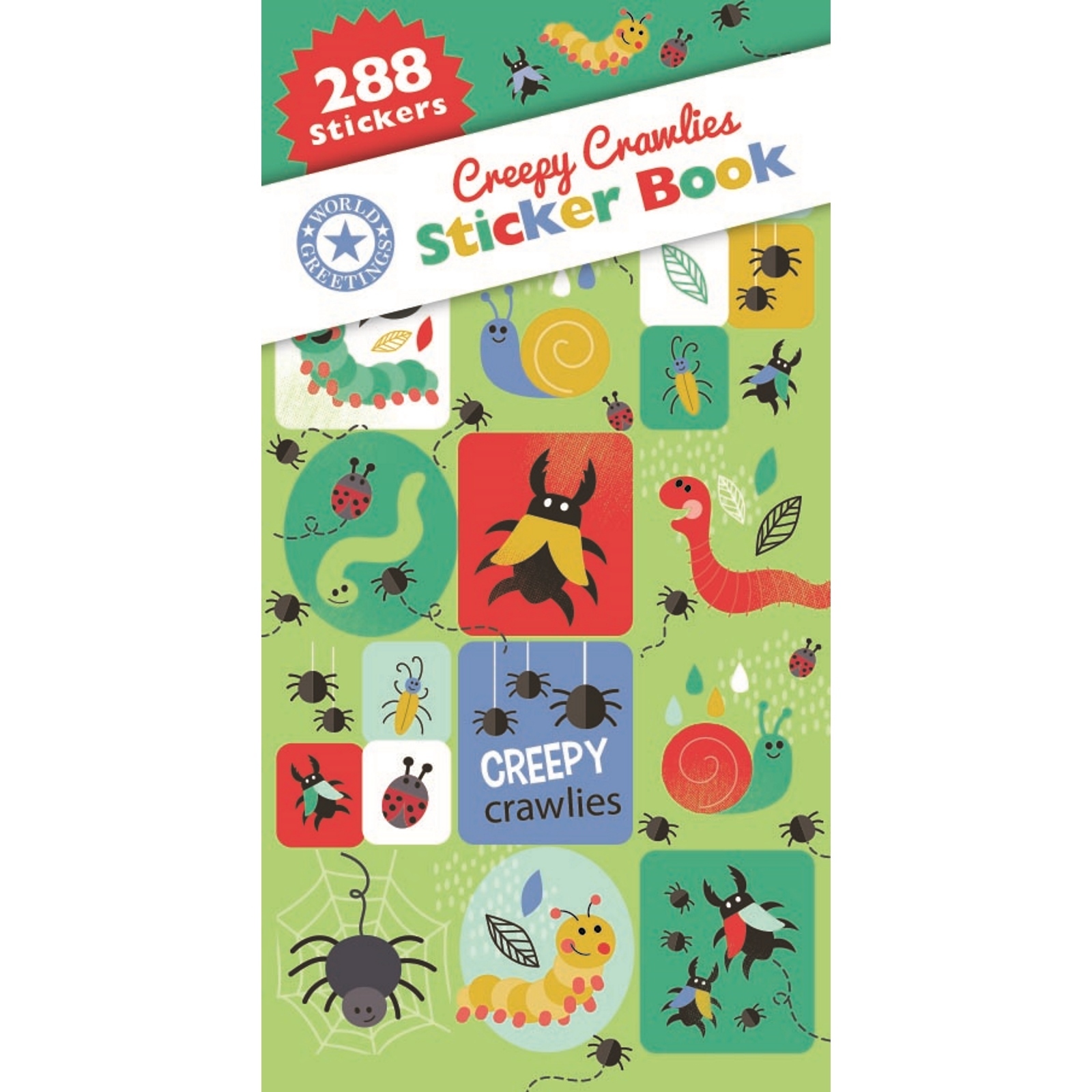 Creepy Crawlies Sticker Book (12 Sheets)