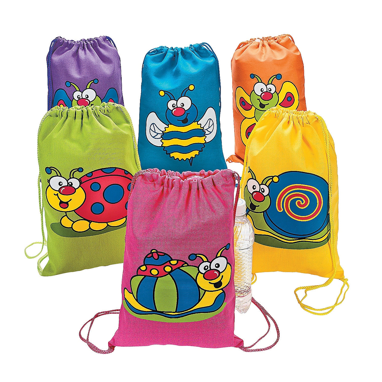 Bug Drawstring Bags (Pack of 12)