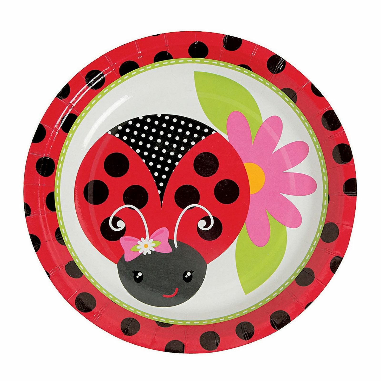 Little Ladybug Small Paper Plates (Pack of 8)