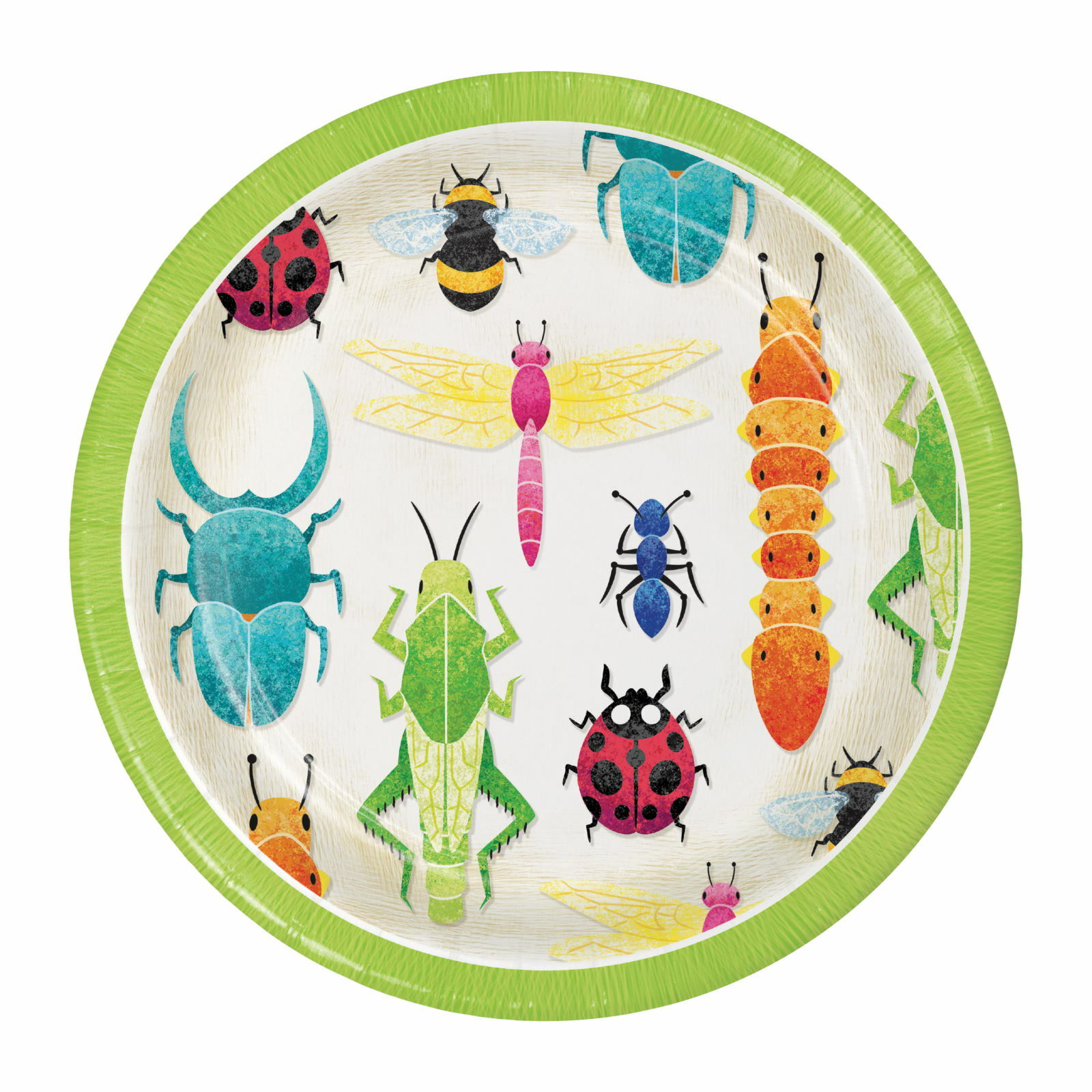 Birthday Bugs Small Paper Plates (Pack of 8)