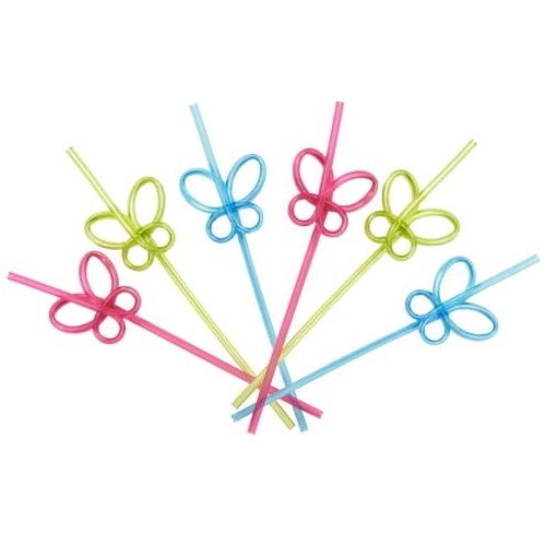 Butterfly Straws (Pack of 6)