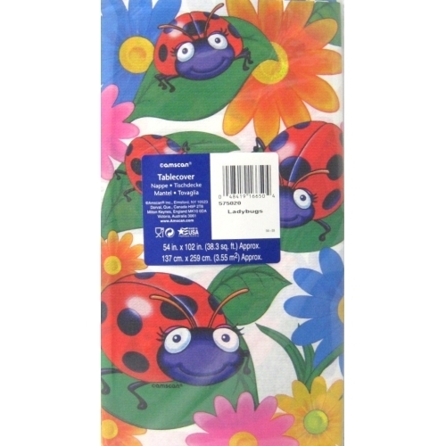 Ladybugs Paper Tablecloth