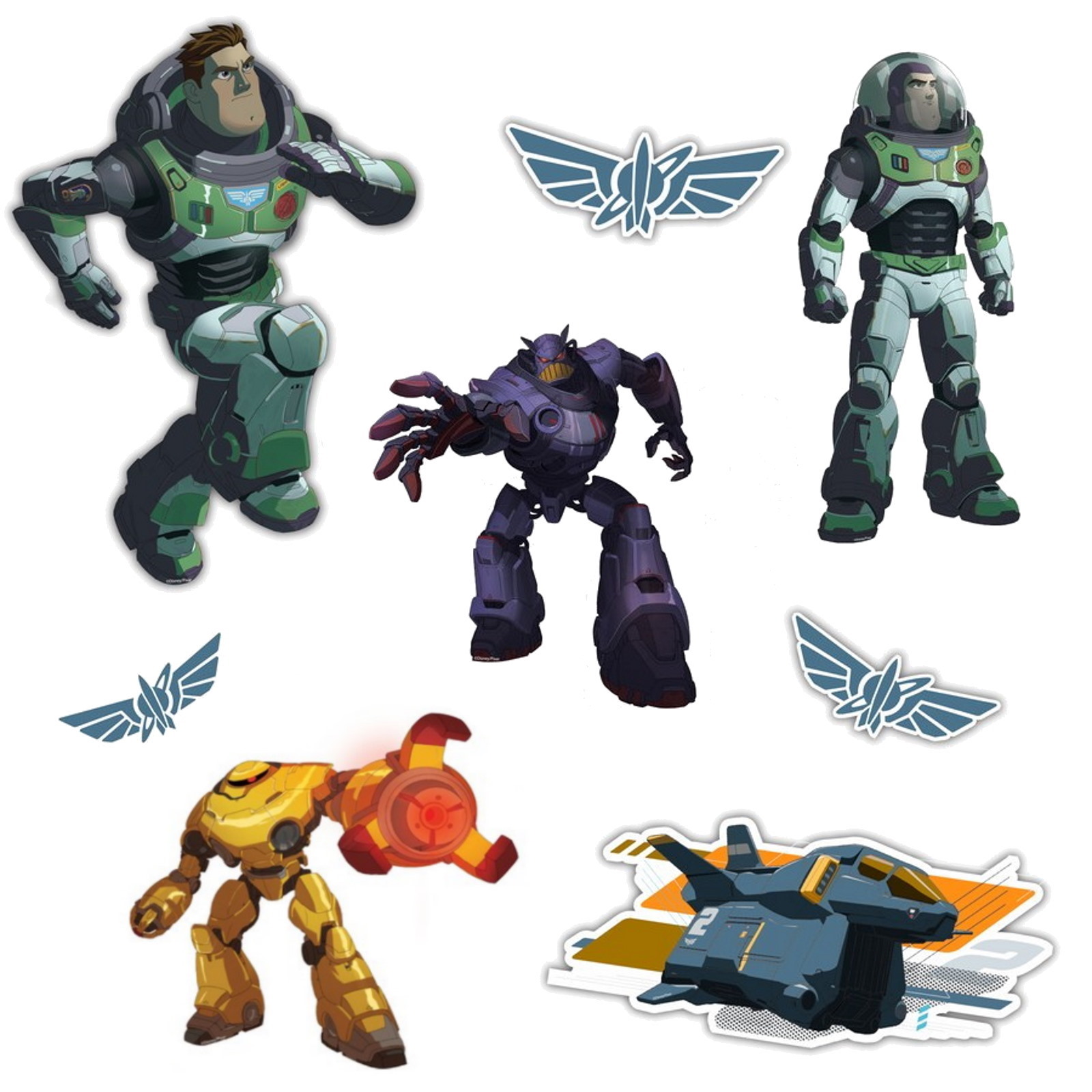 Lightyear Cutout Decorations (Pack of 8)