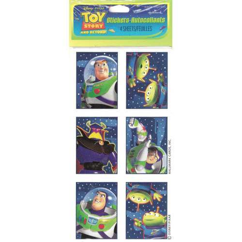 Buzz Lightyear Stickers (Pack of 24)