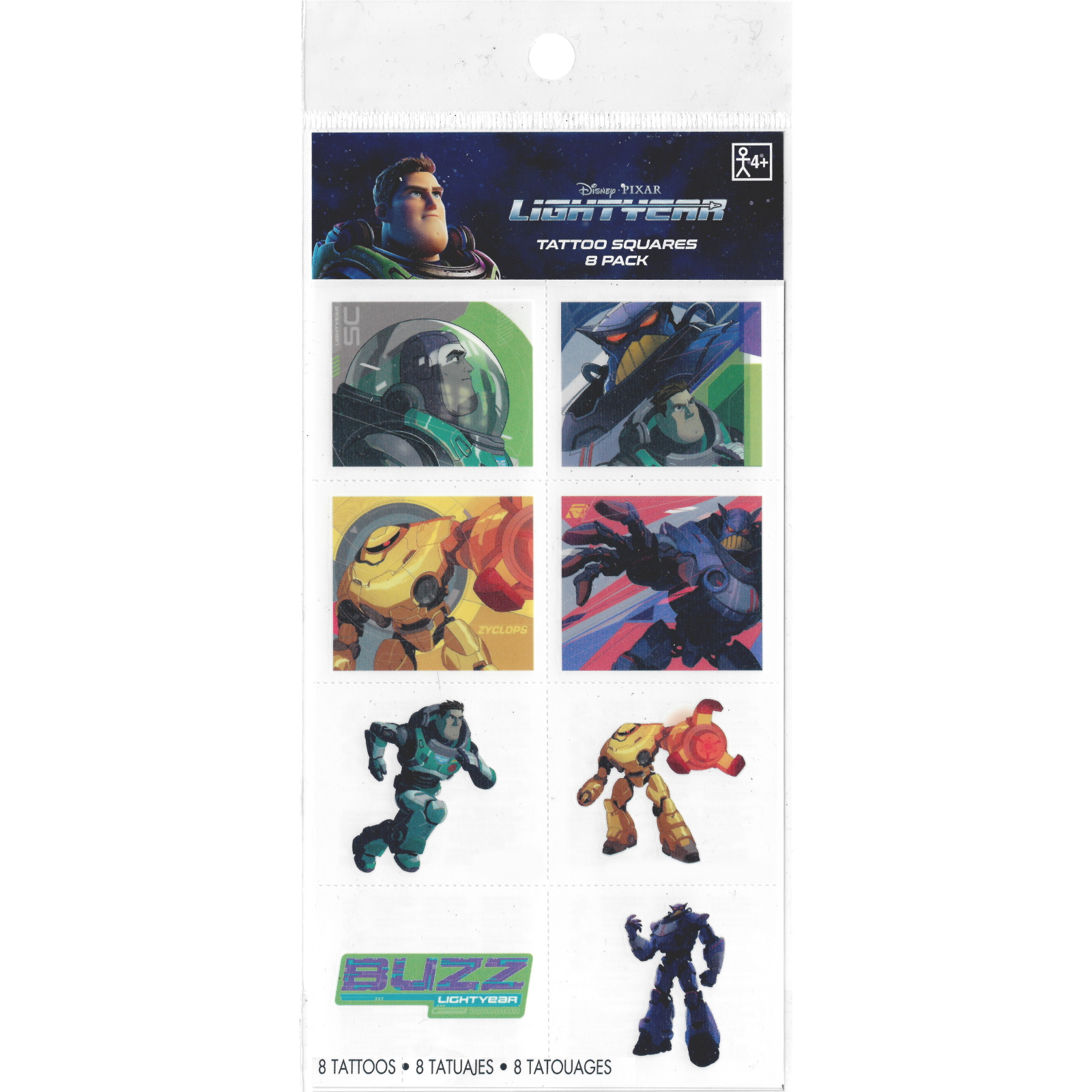 Lightyear Tattoos (1 Sheet)