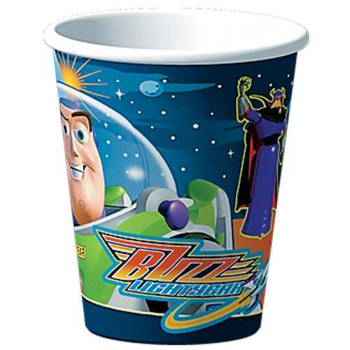 Buzz Lightyear Paper Cups (Pack of 8)