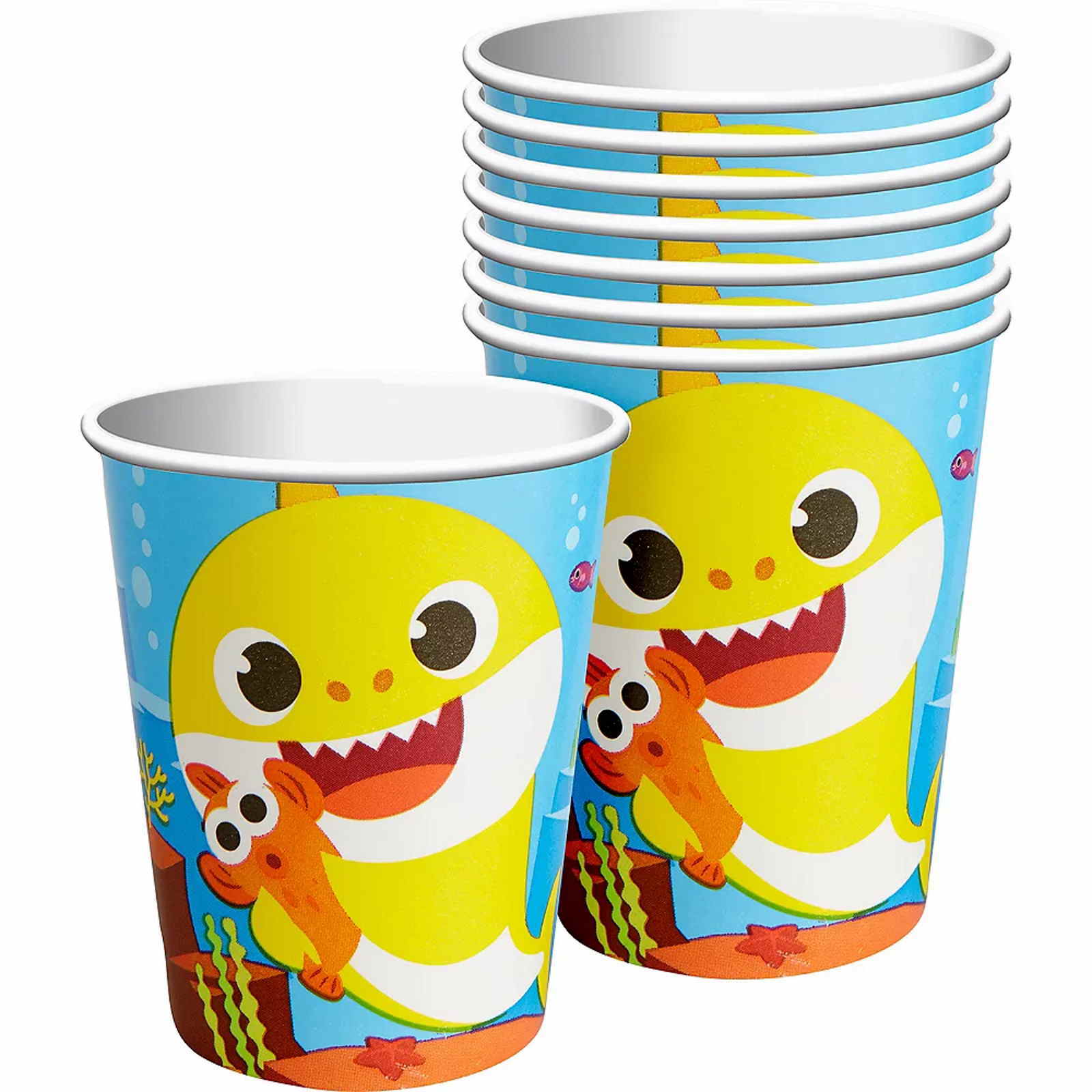 Baby Shark Paper Cups (Pack of 8)