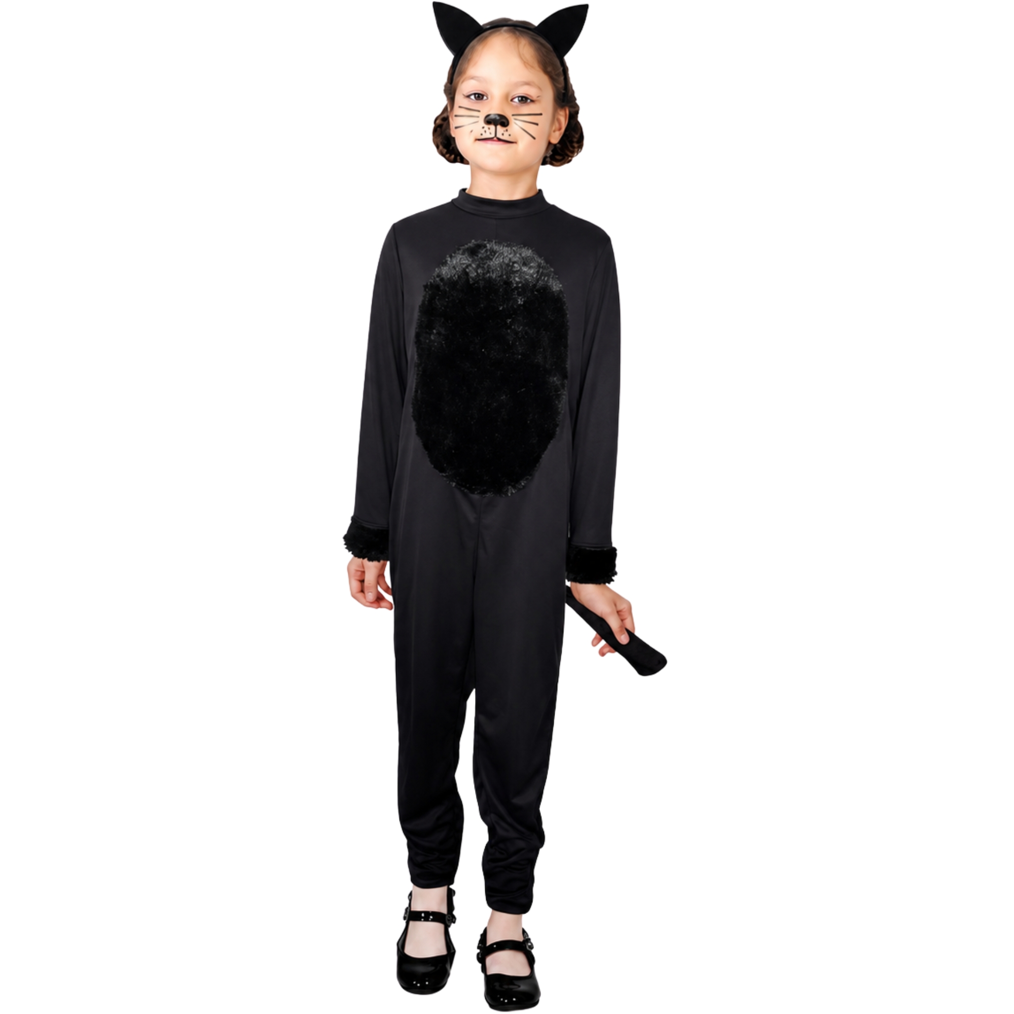 Girls Black Cat Costume