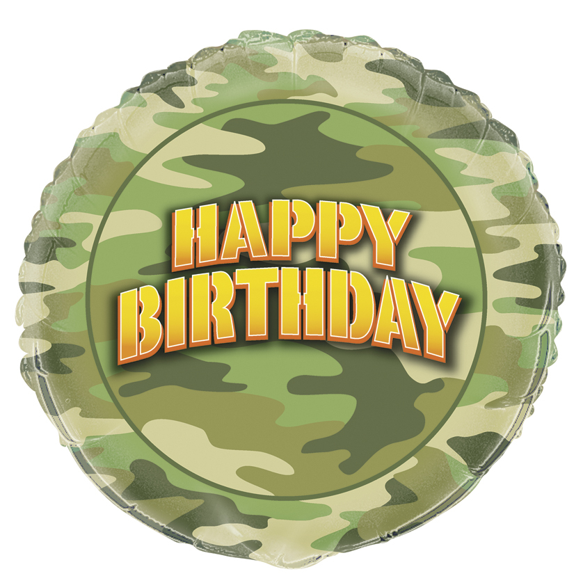 Camouflage Helium Balloon