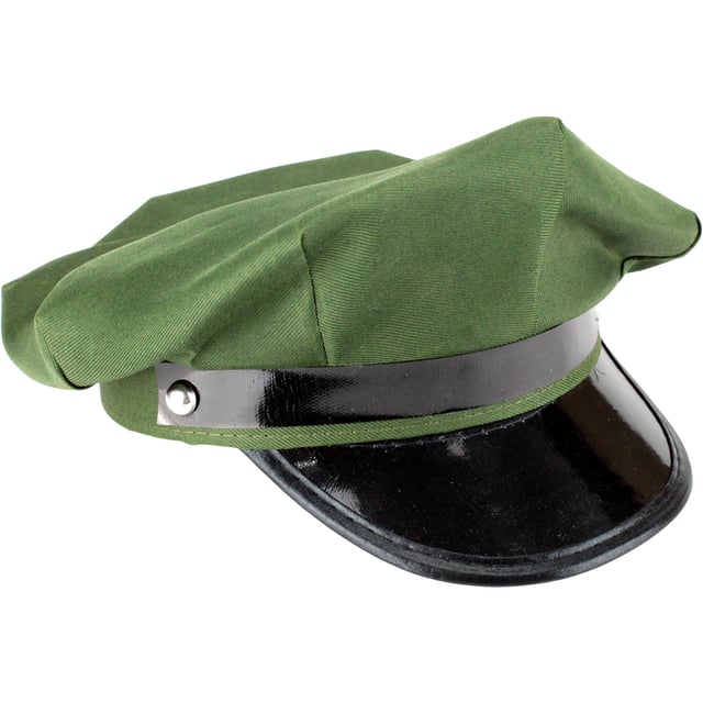 Kids Green Army Officer Hat - Discount Party Supplies