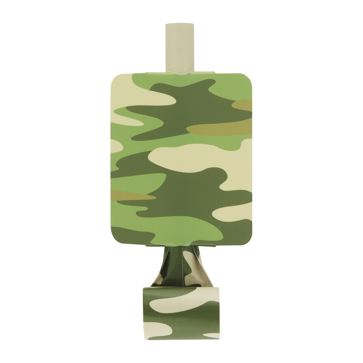 Camouflage Party Blowers (Pack of 8)