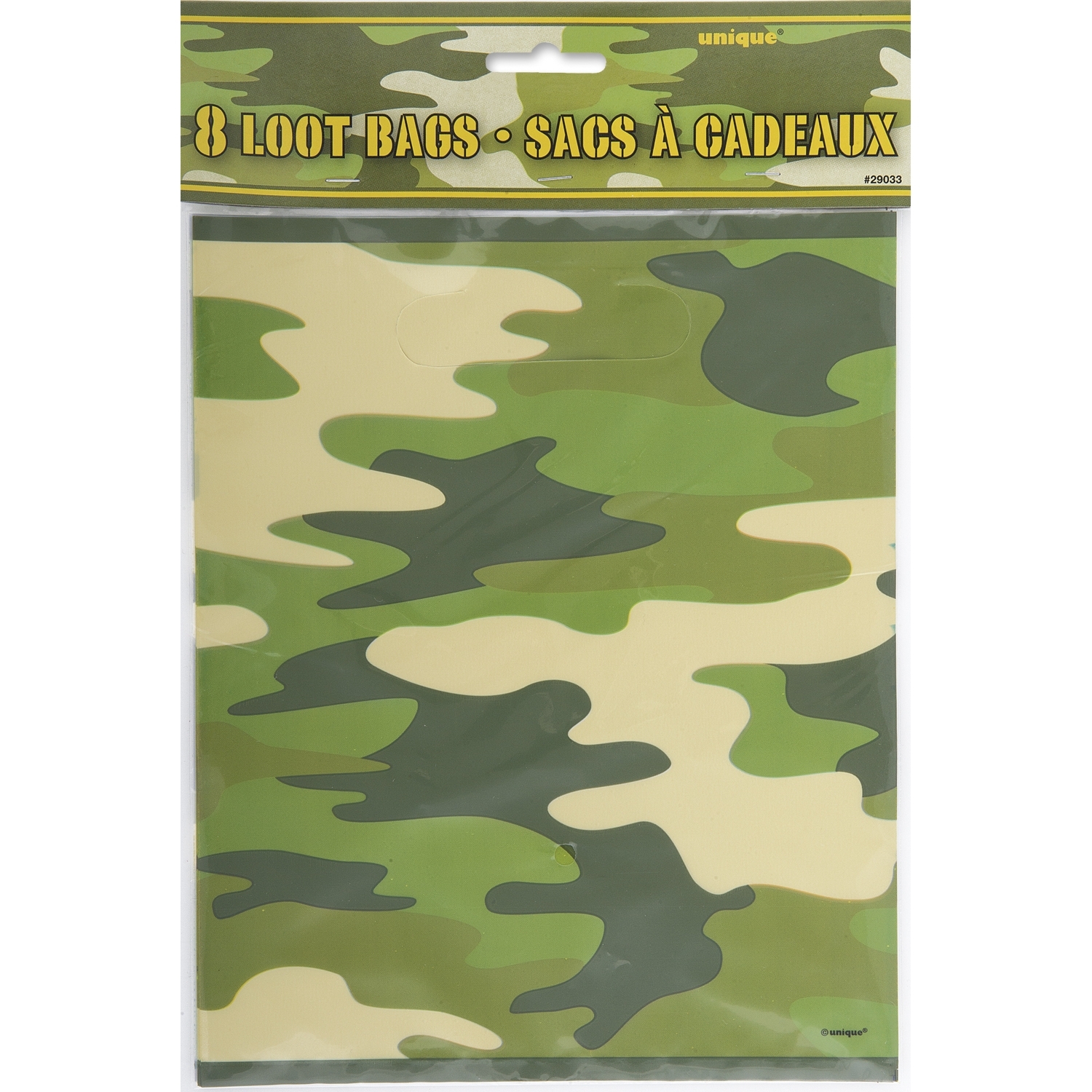 Camouflage Lolly/Treat Bags (Pack of 8)
