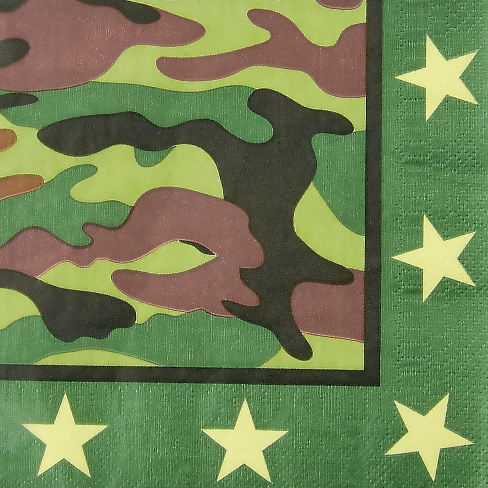 Army Party Large Napkins / Serviettes (Pack of 16)