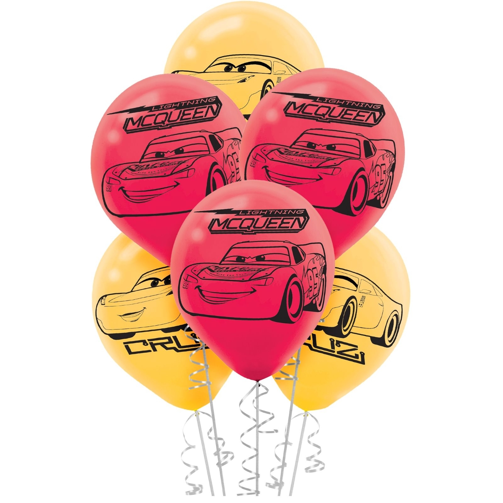 Cars 3 Balloons (Pack of 6)