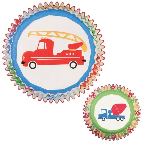 Wheels Cupcake Baking Cups (Pack of 75)