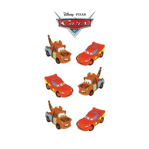 Cars Party Toppers (Pack of 6)
