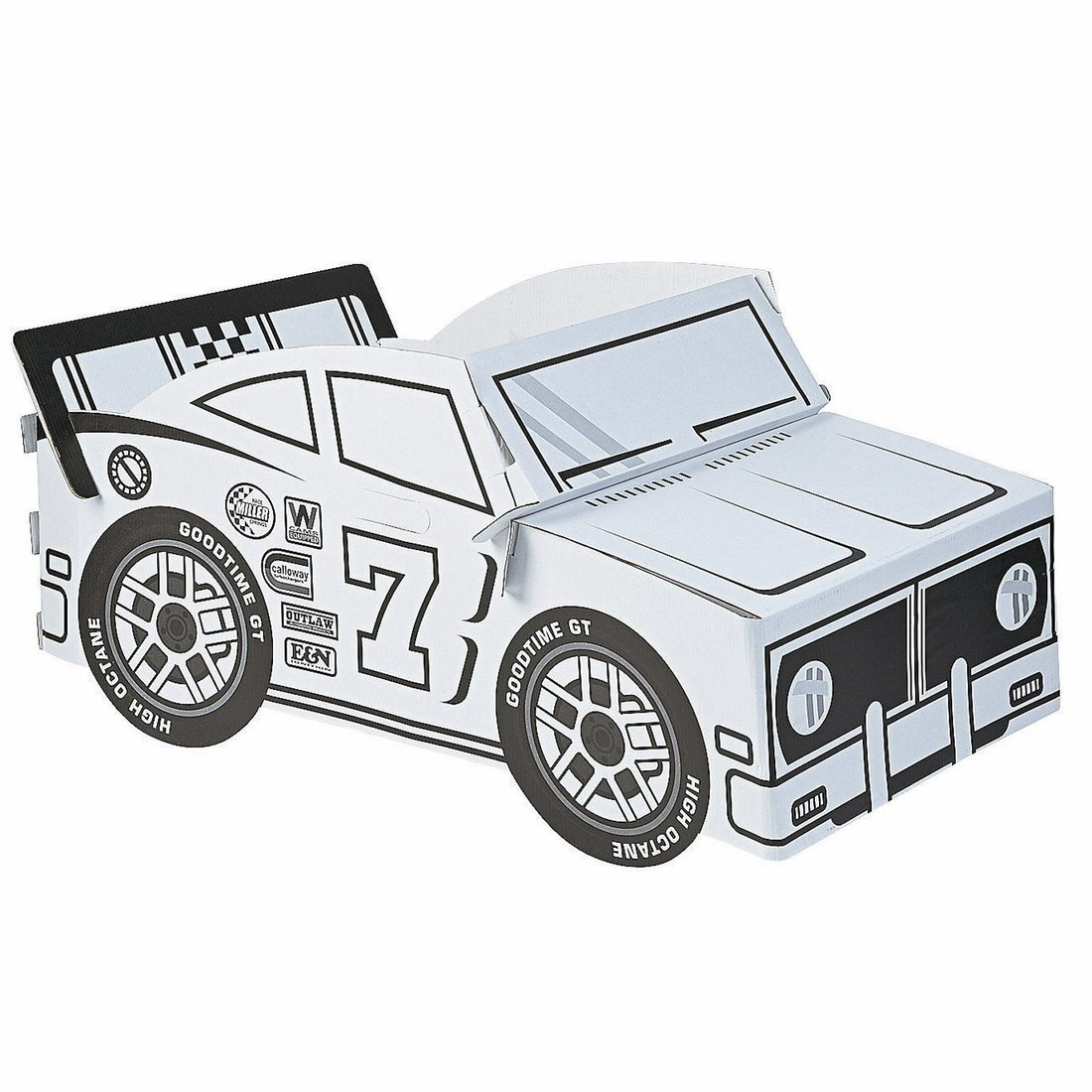 Colour Your Own Racing Car Box | Cars | Boys Birthday Party Supplies ...