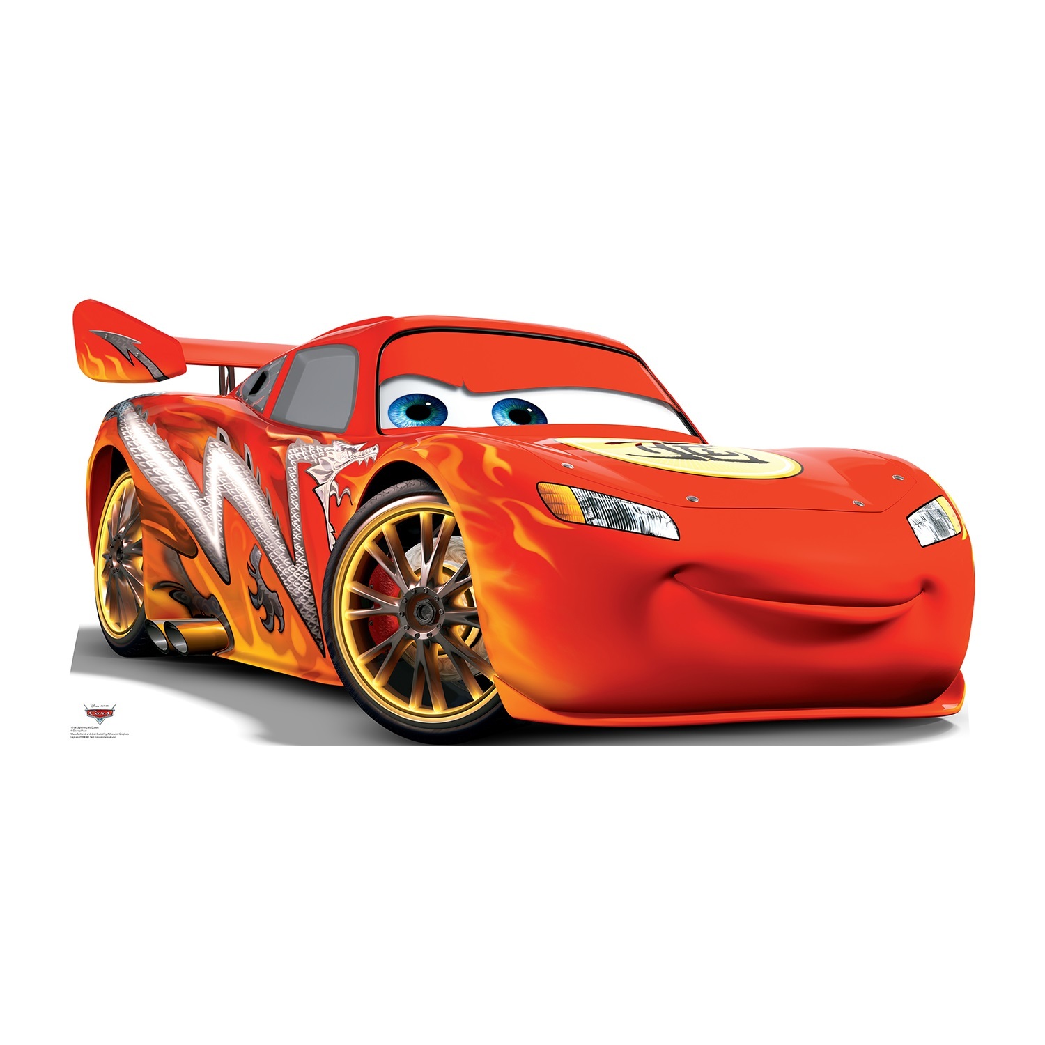 Disney Cars Lightning McQueen Stand Up Photo Prop