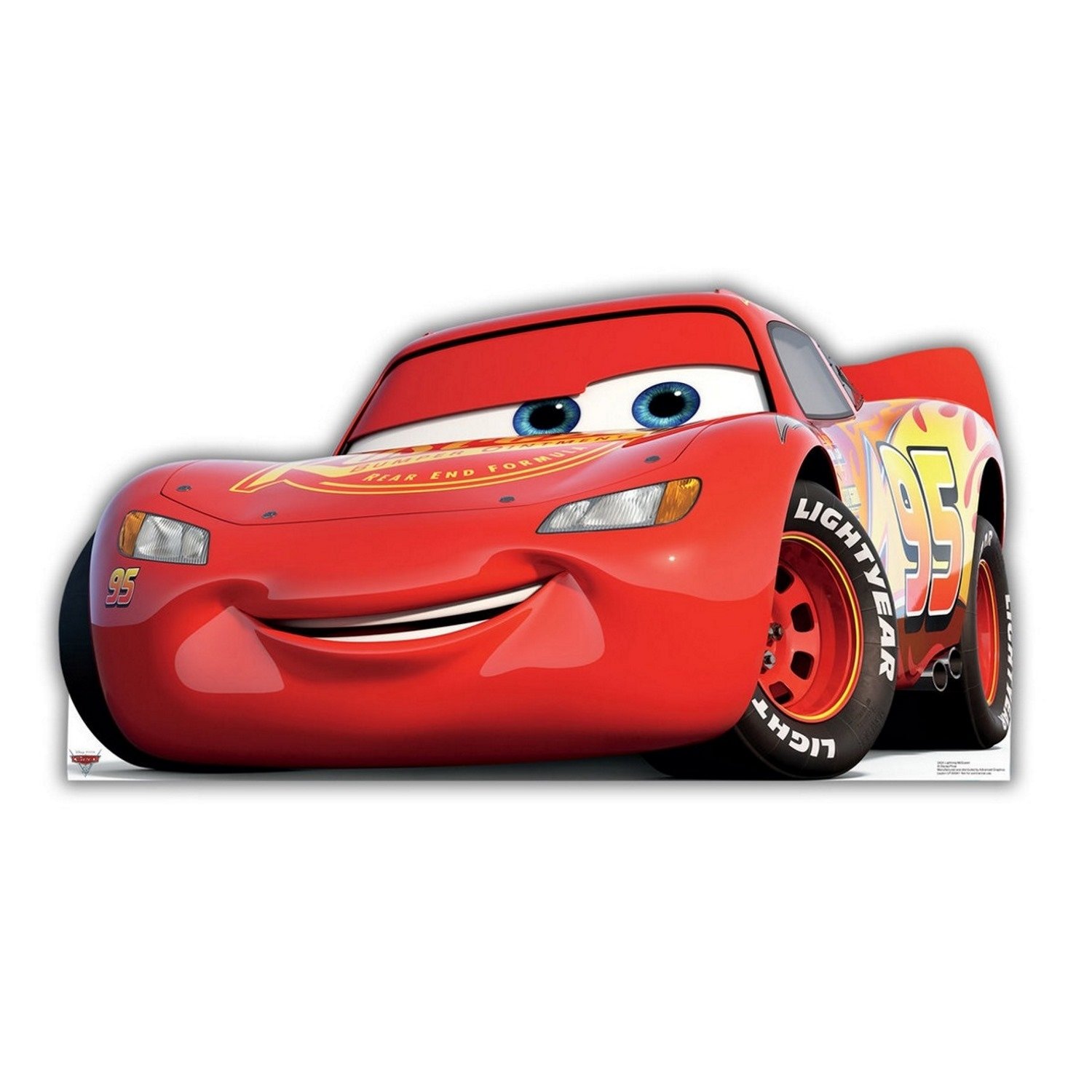 Cars 3 Lightning McQueen Stand Up Photo Prop