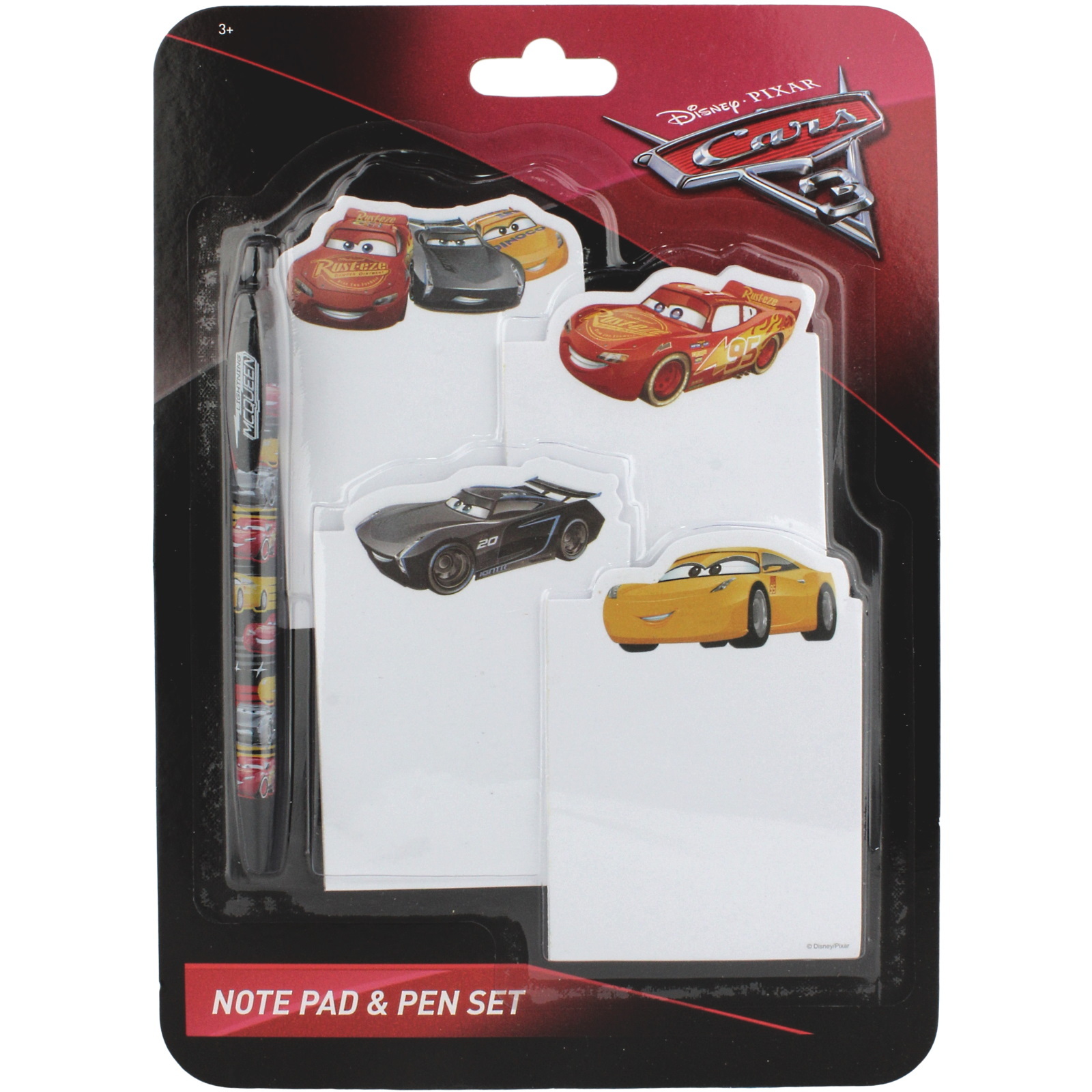 Cars 3 Notepad & Pen Set