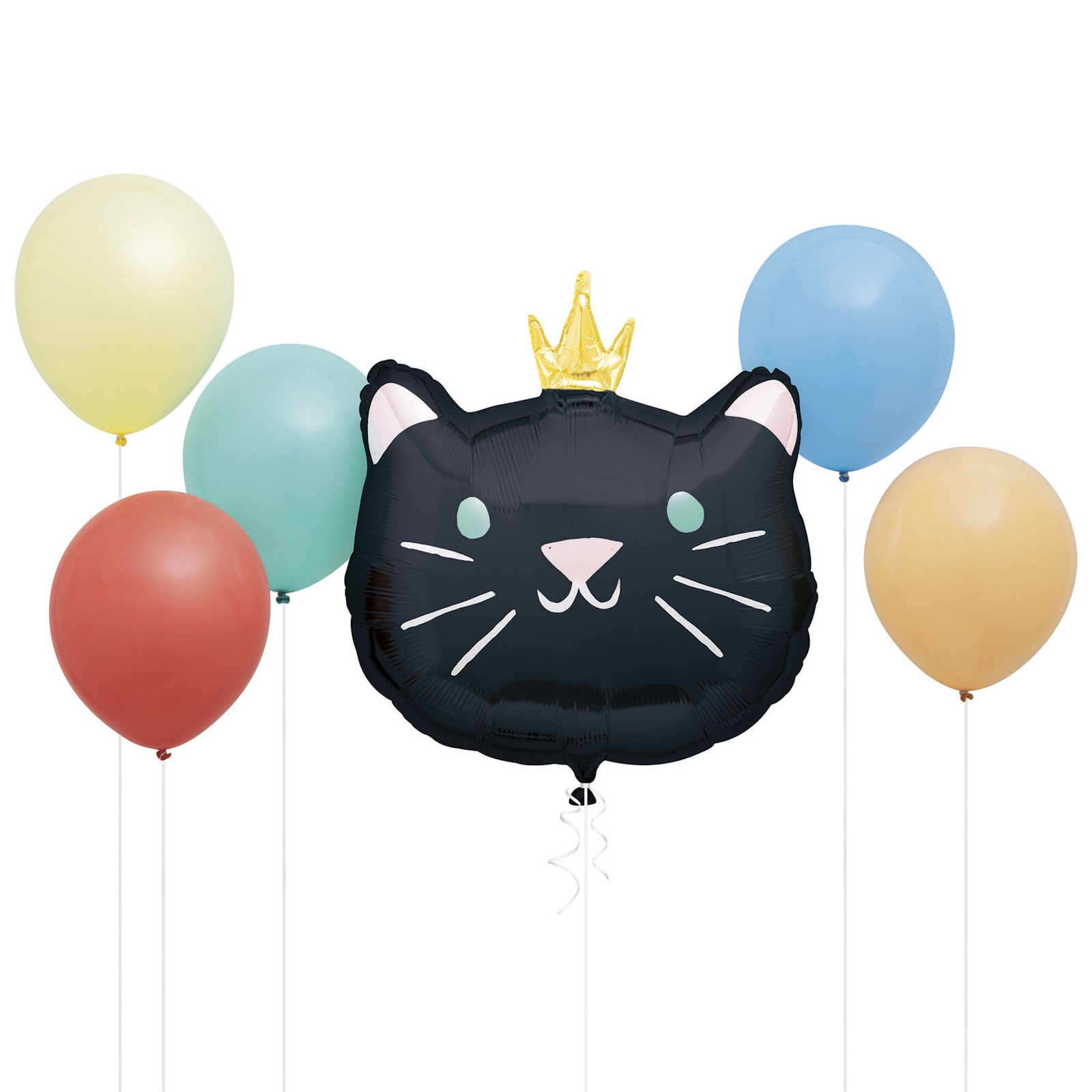 Kitty Cat Foil Helium Balloon Bouquet