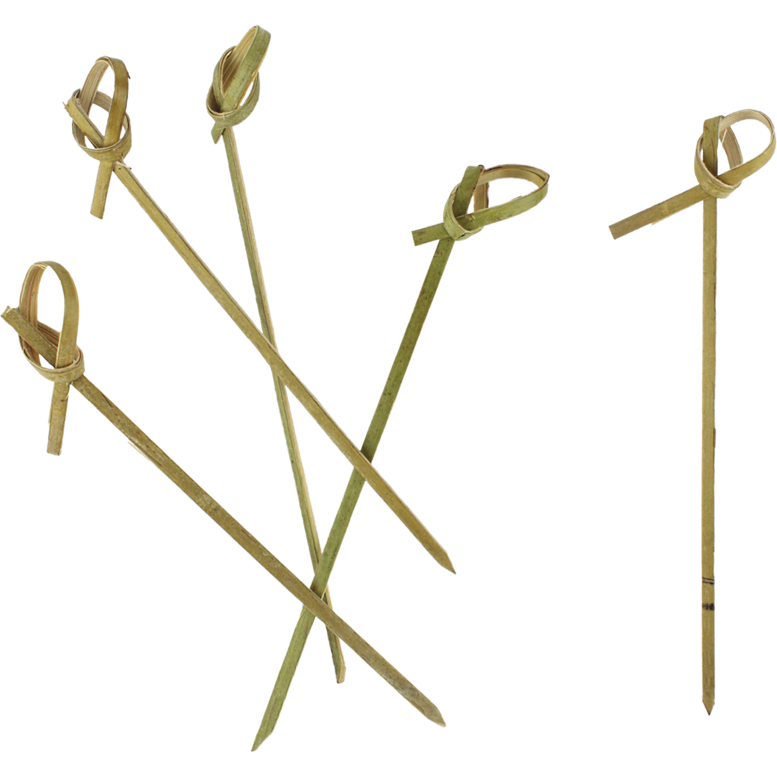 Bamboo Curly Catering Picks (Pack of 30)