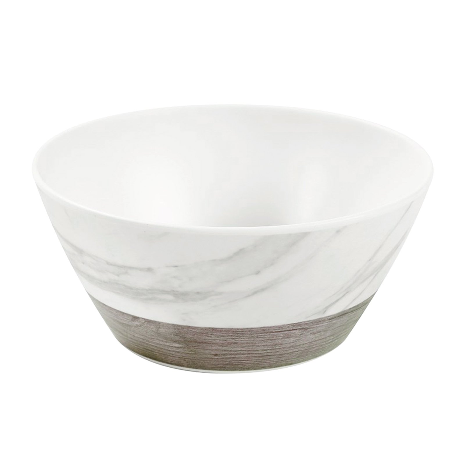 Endwood Marble Grain Round Melamine Serving Bowl 15cm