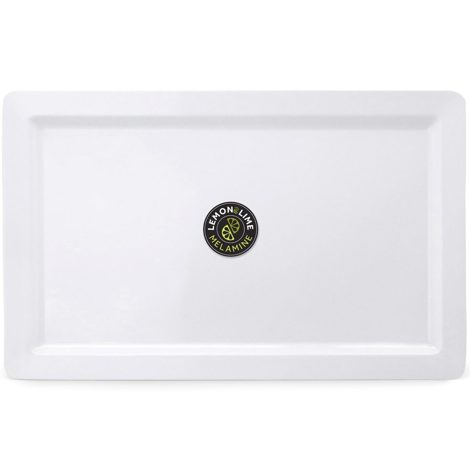 White Rectangular Melamine Platter 48.5cm x 30cm