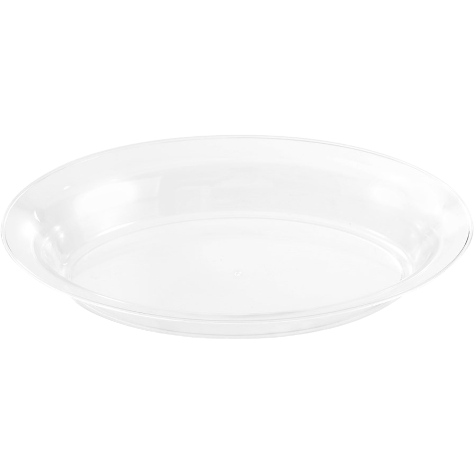 Clear Oval Serving Bowl 40cm