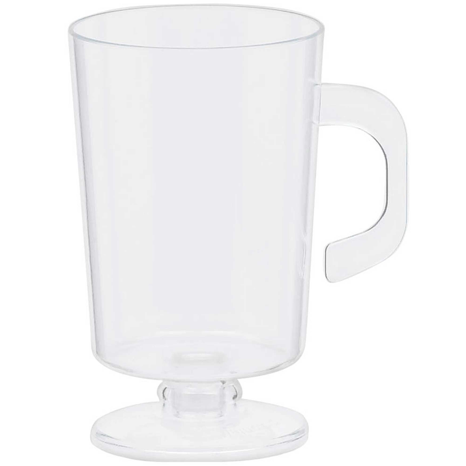 Clear Plastic Mini Coffee Cups (Pack of 10)