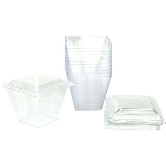 14 oz clear plastic cups amazon 14 oz. Crystal Clear Plastic Disposable Party Cups 20 Tumblers
