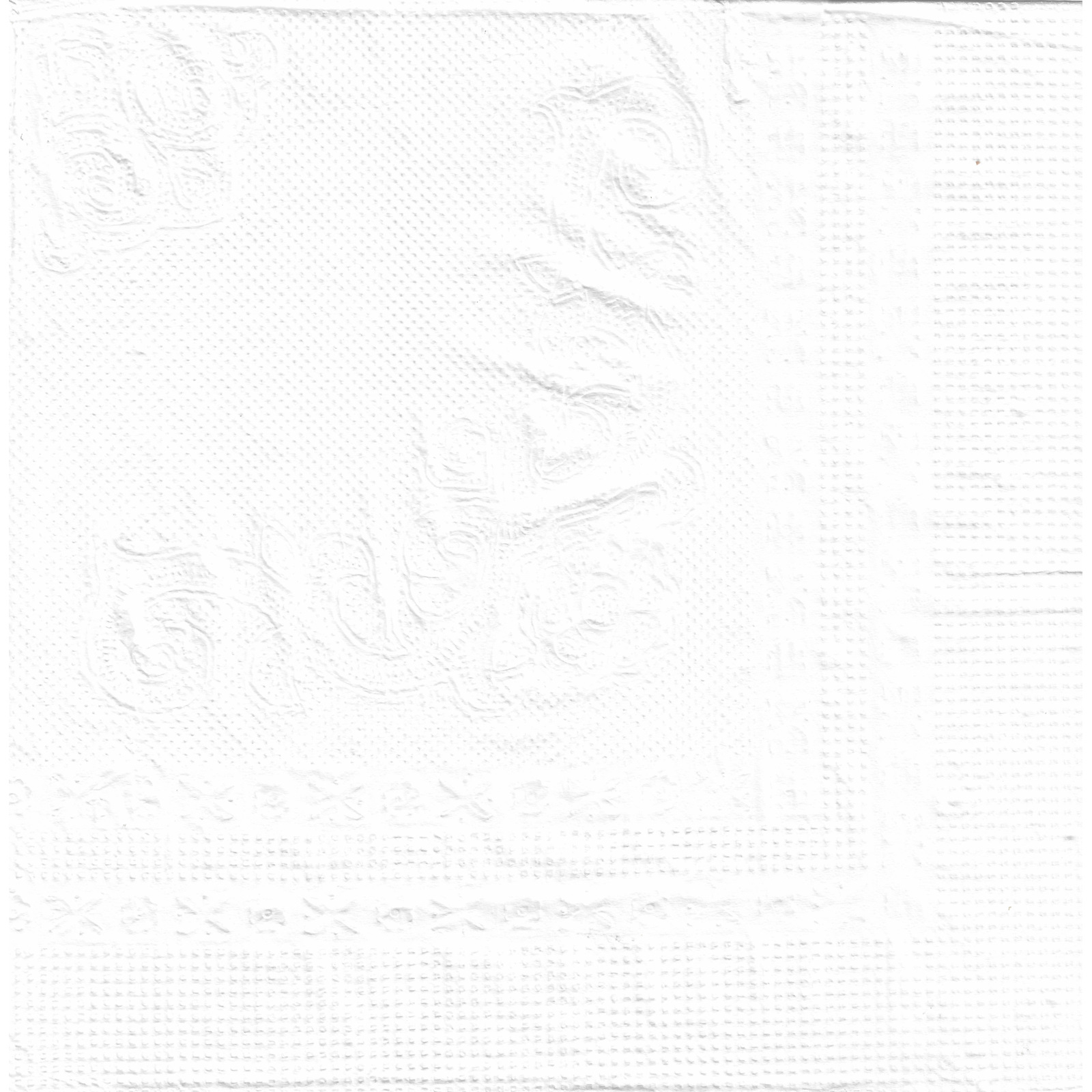 White Eco Friendly Dinner Napkins / Serviettes (Pack of 50) 