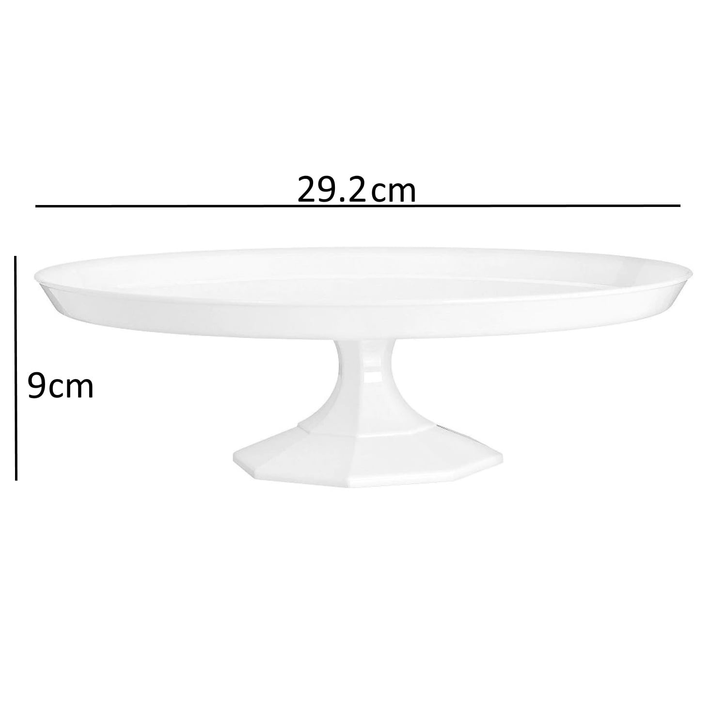 Medium White Plastic Cake Stand Discount Party Supplies Discount