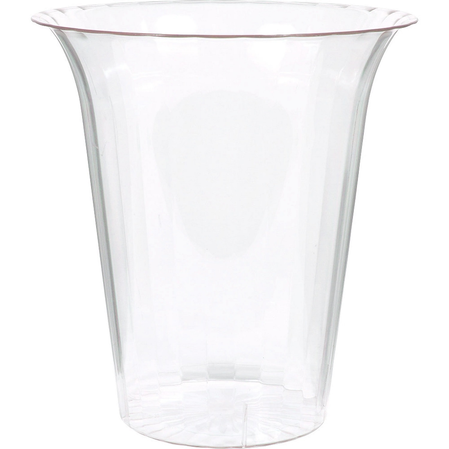 Large Flared Plastic Cylinder 19.3cm