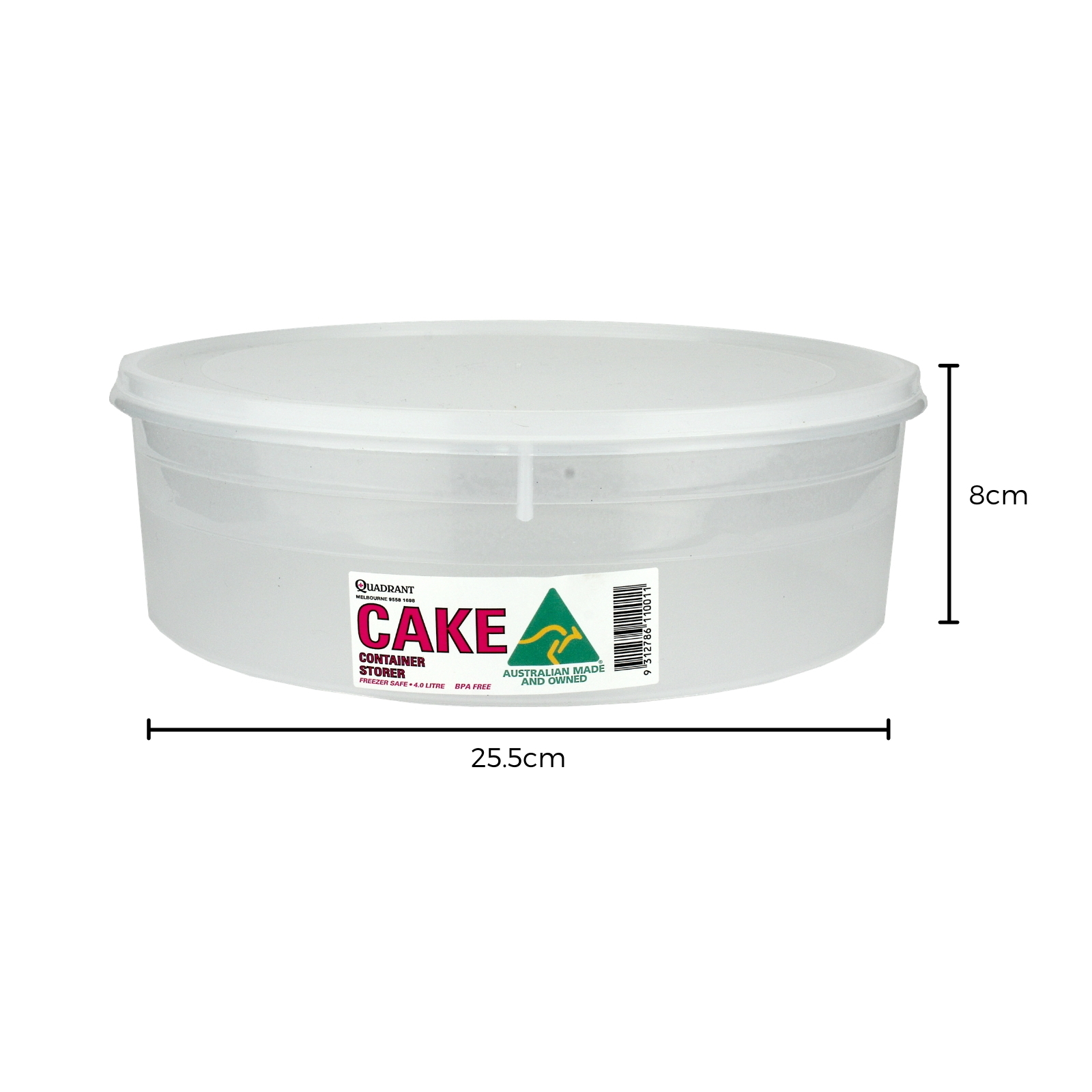 Plastic Round Cake Storage Container Storage and Containers