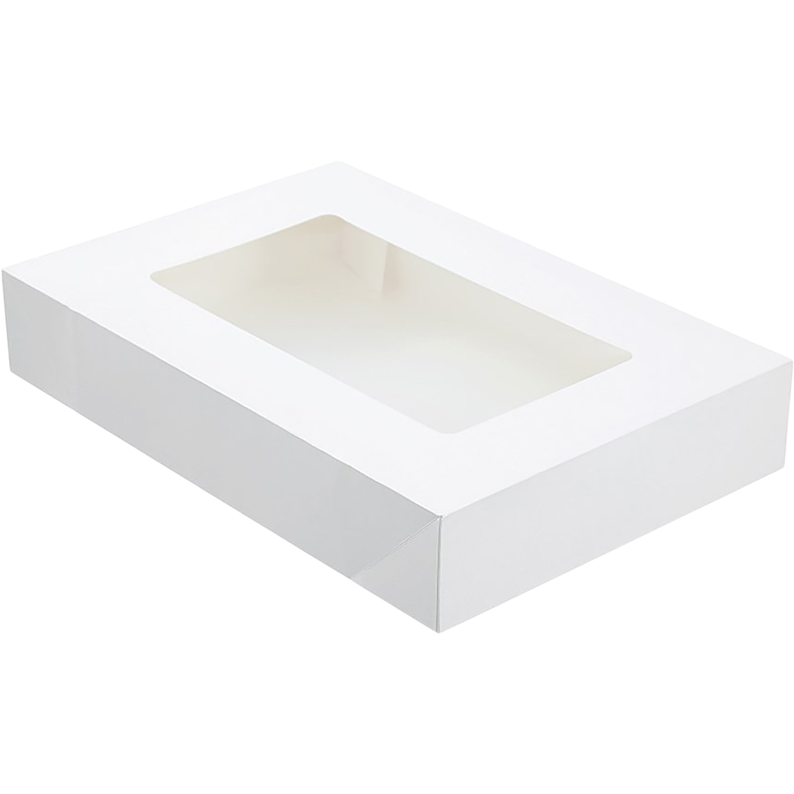 Lemon & Lime White Grazing Boxes with Lids 45cm x 31cm x 8cm (Pack of 2)