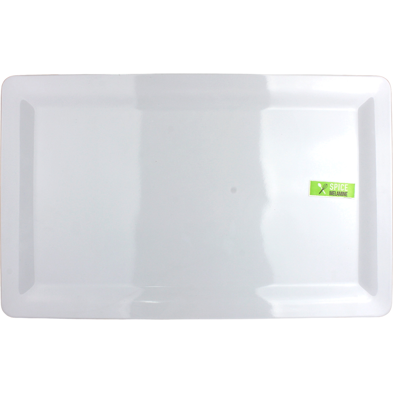White Rectangular Melamine Platter 48.5cm x 30cm