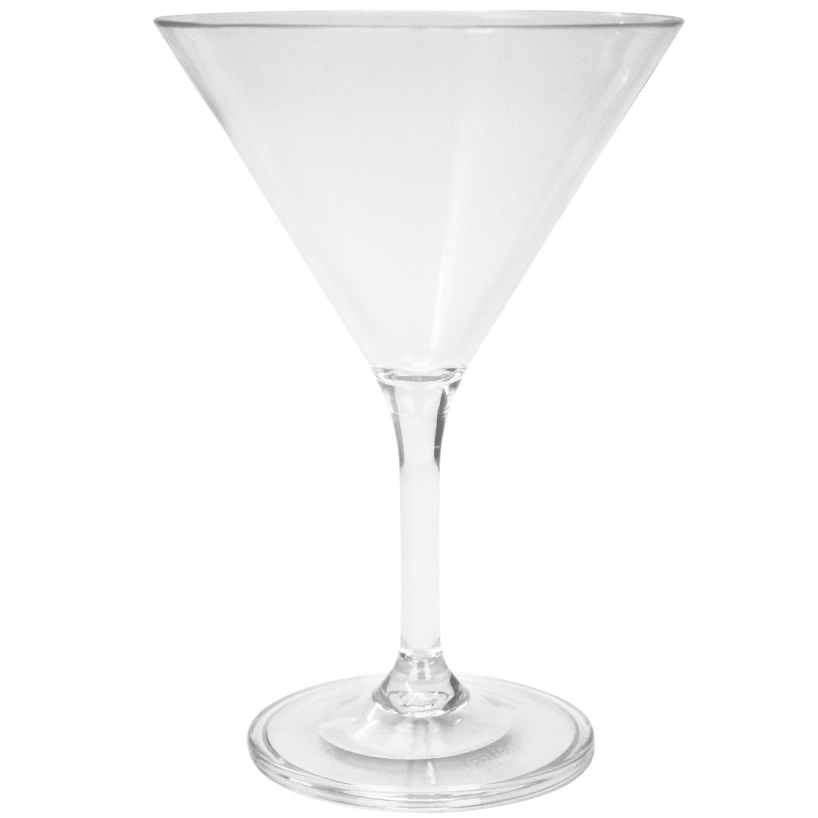 Clear Acrylic Martini Glass 250ml  