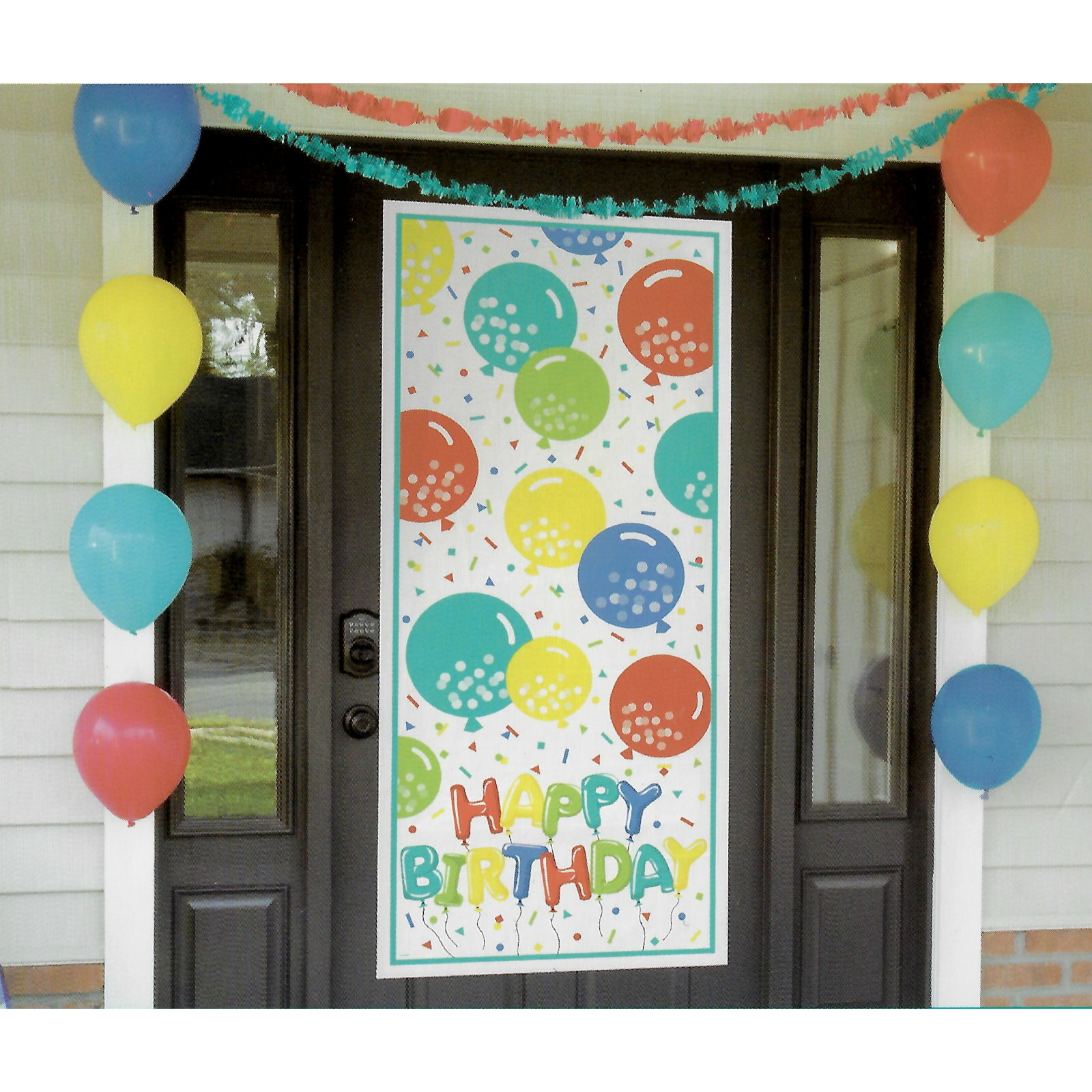 Balloon Party Door Decorating Kit 