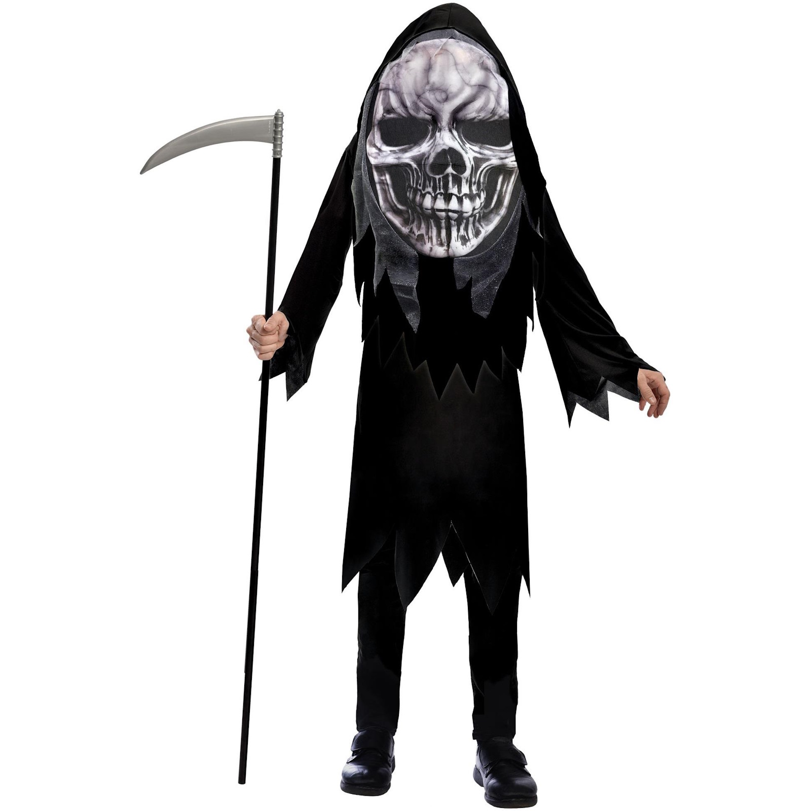 Grim Reaper Big Head Child Costume 4-6 Years