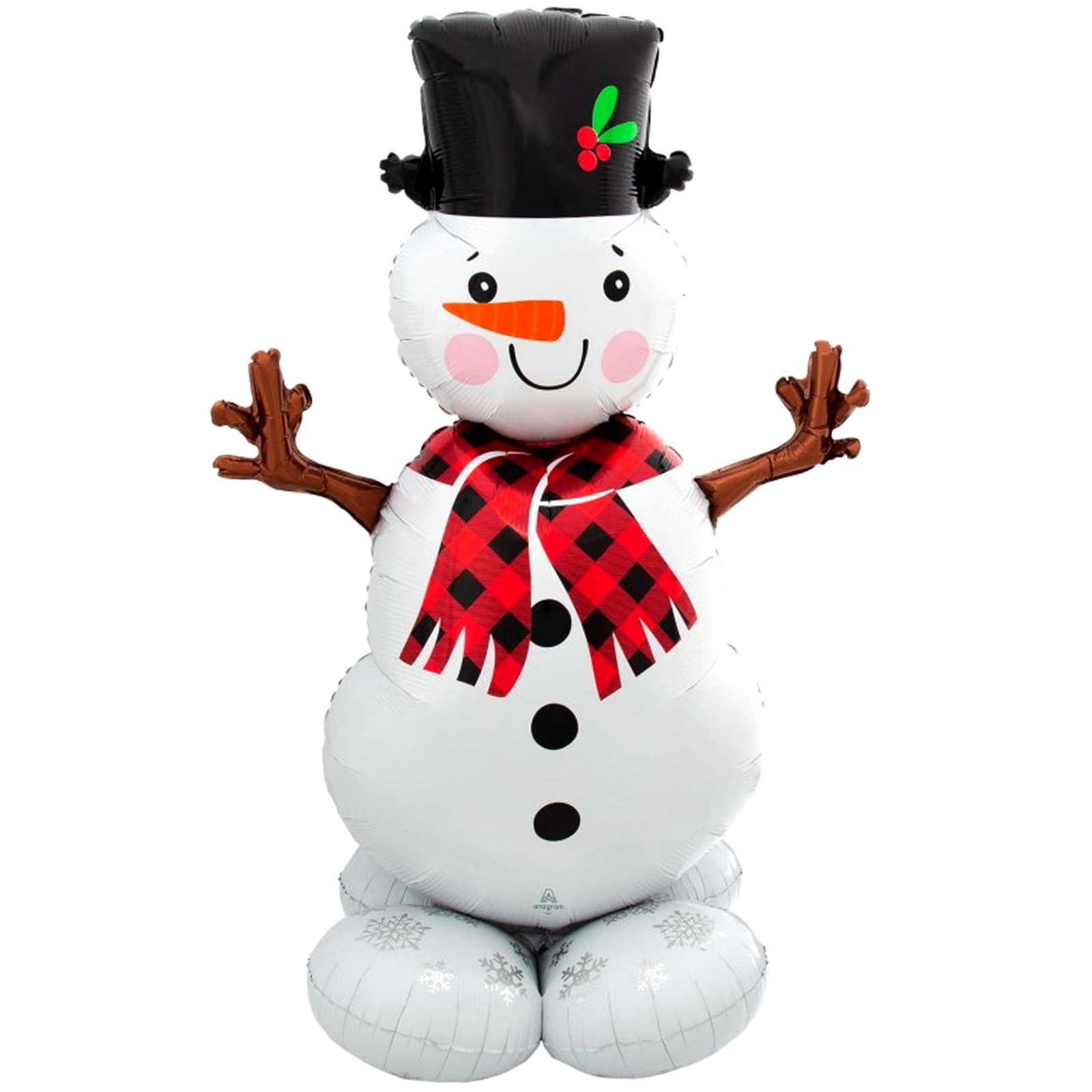 AirLoonz Snowman Air Fill Balloon 139cm