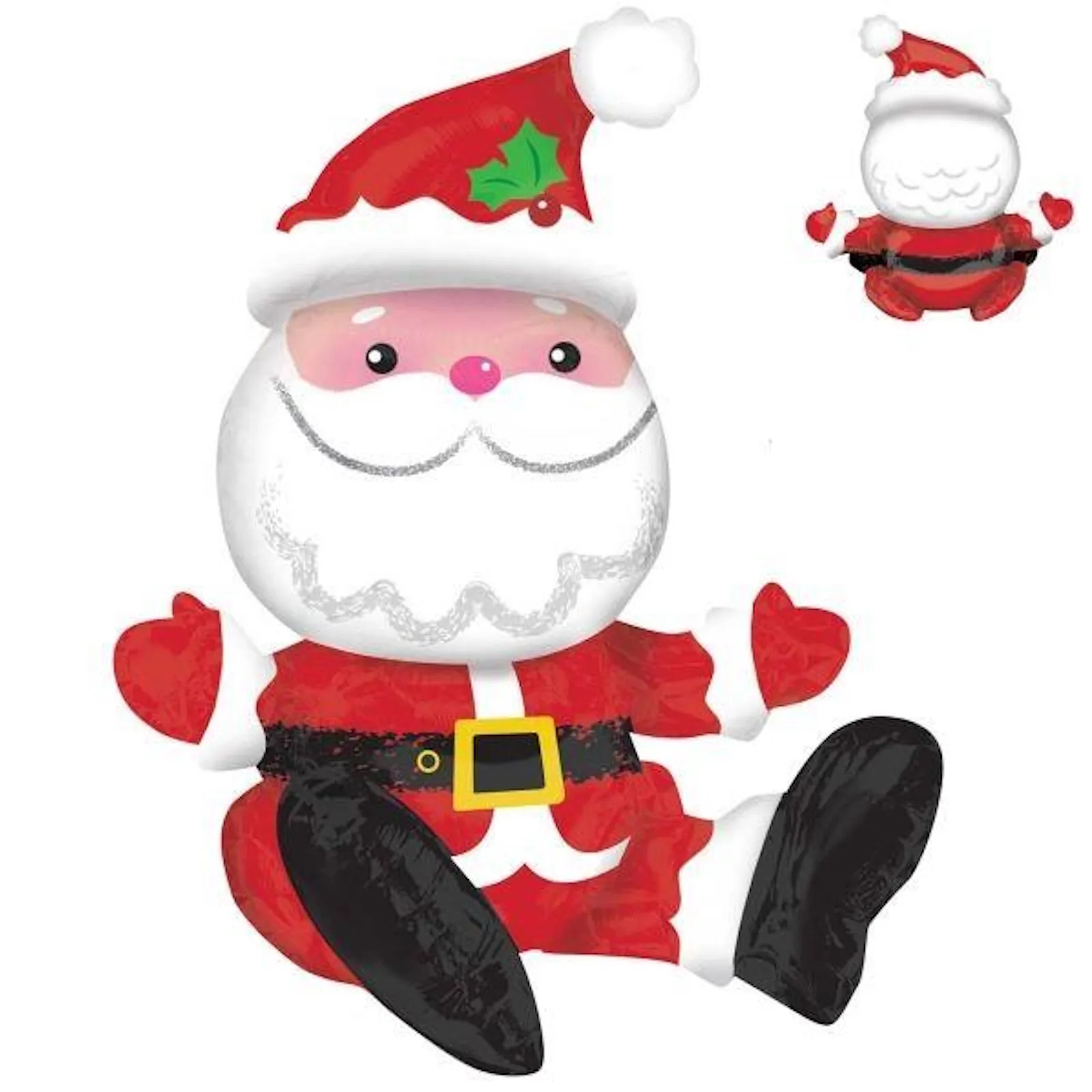 Sitting Santa Air Fill Balloon