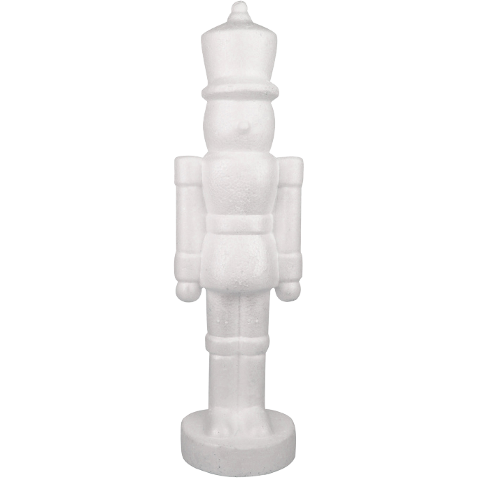 White Styrofoam Nutcracker 67cm