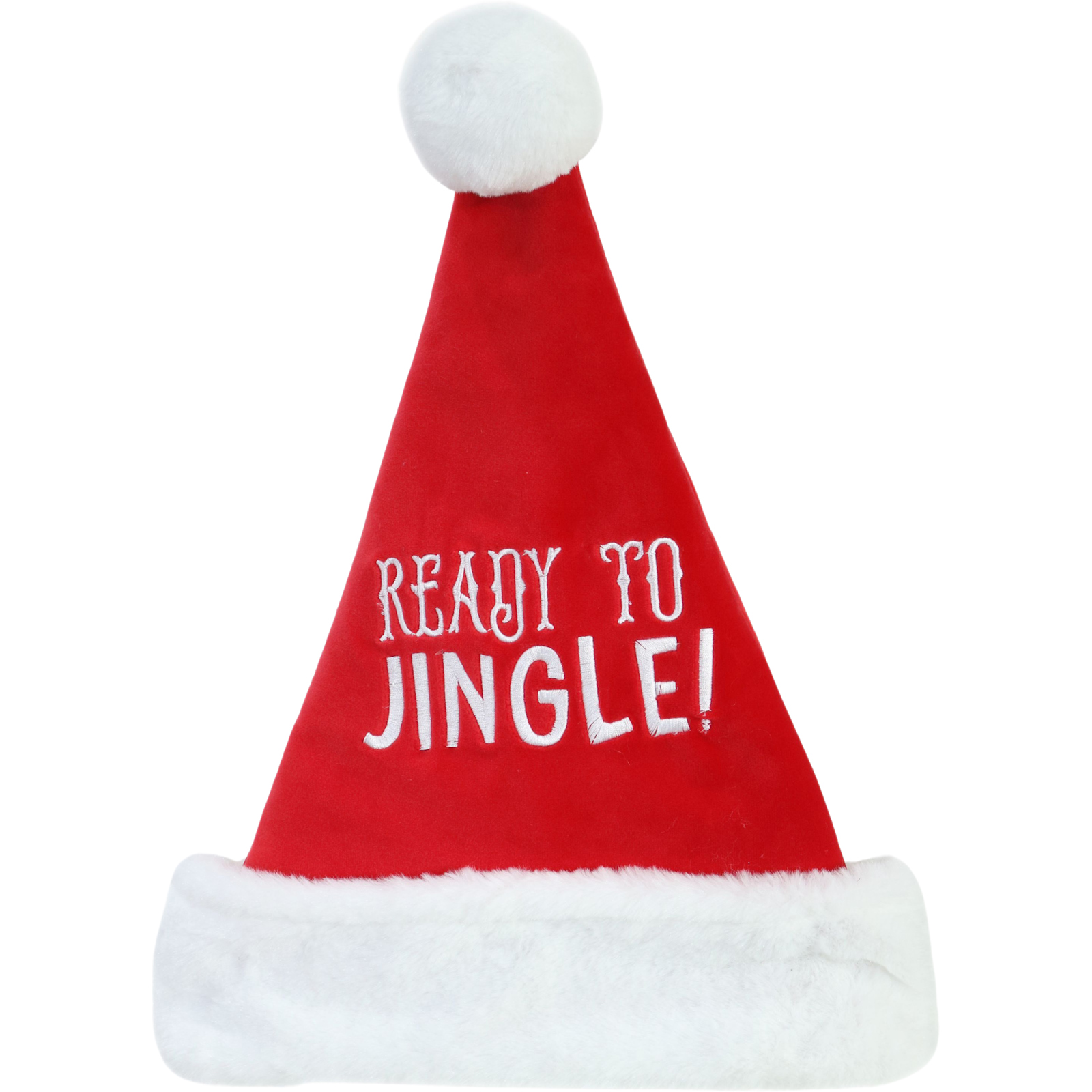 Ready to Jingle Super Soft Santa Hat