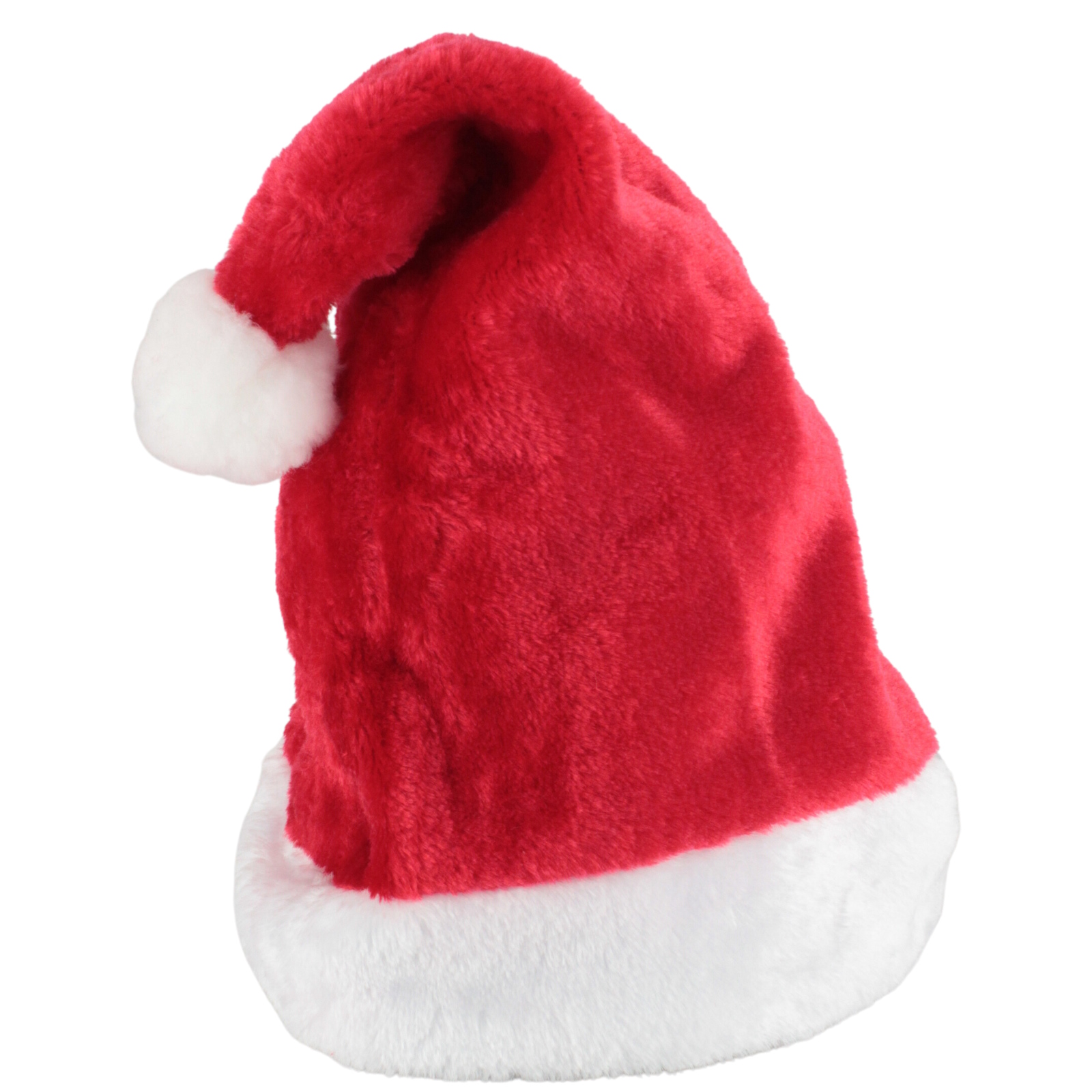 Red and White Plush Santa Hat