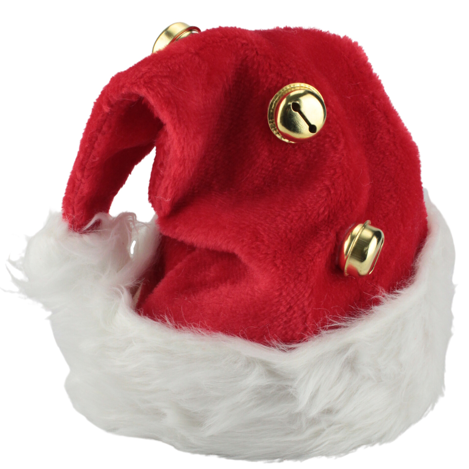 Red and White Jingle Bells Santa Hat 
