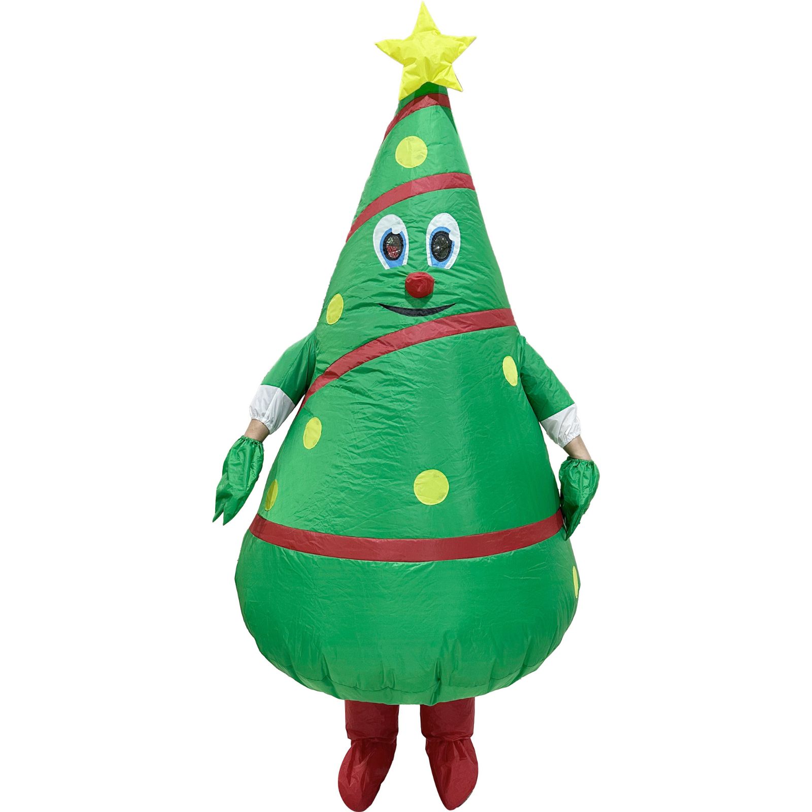Christmas Tree Inflatable Adult Costume One Size - Discount Party Supplies