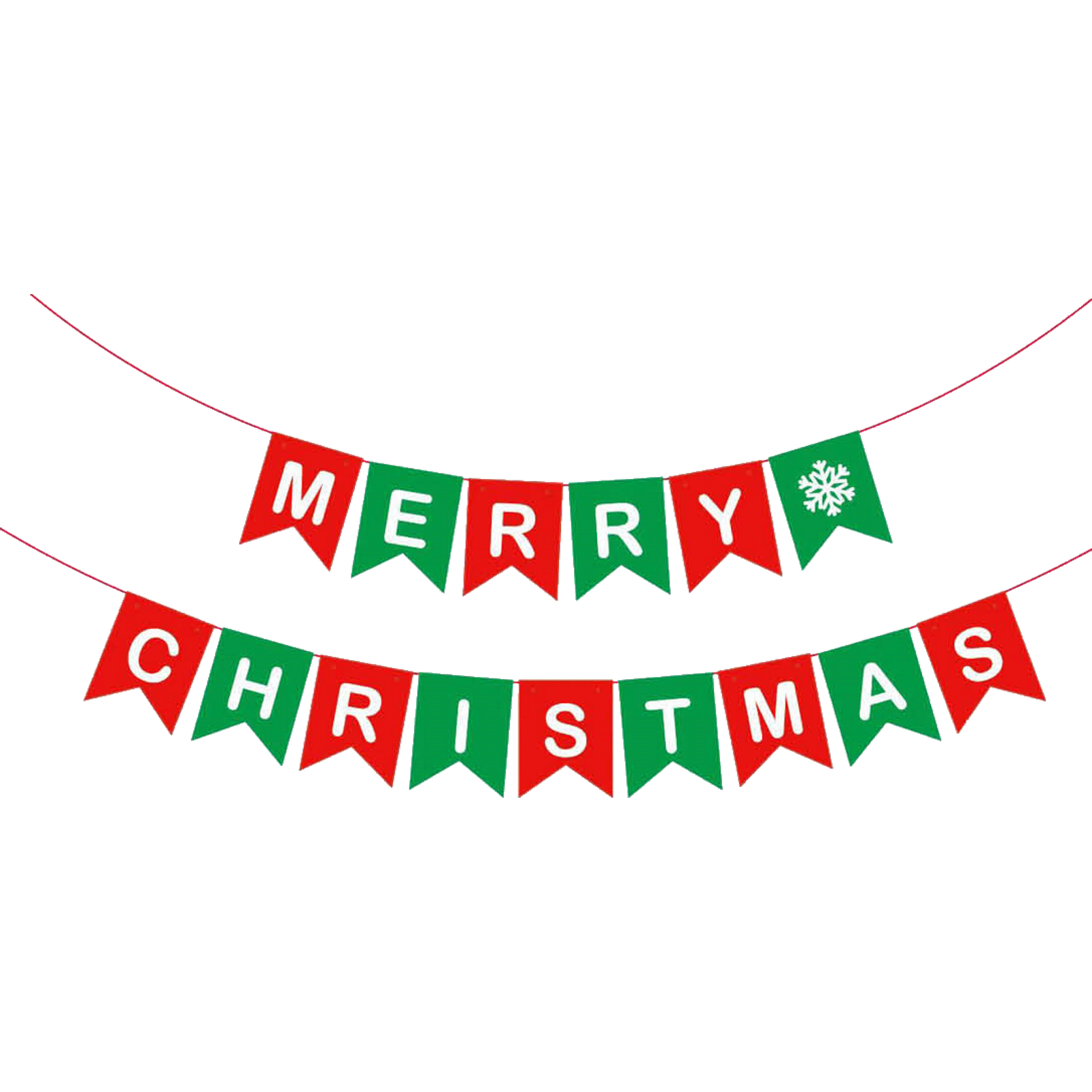 Merry Christmas Pennant Banner 5m