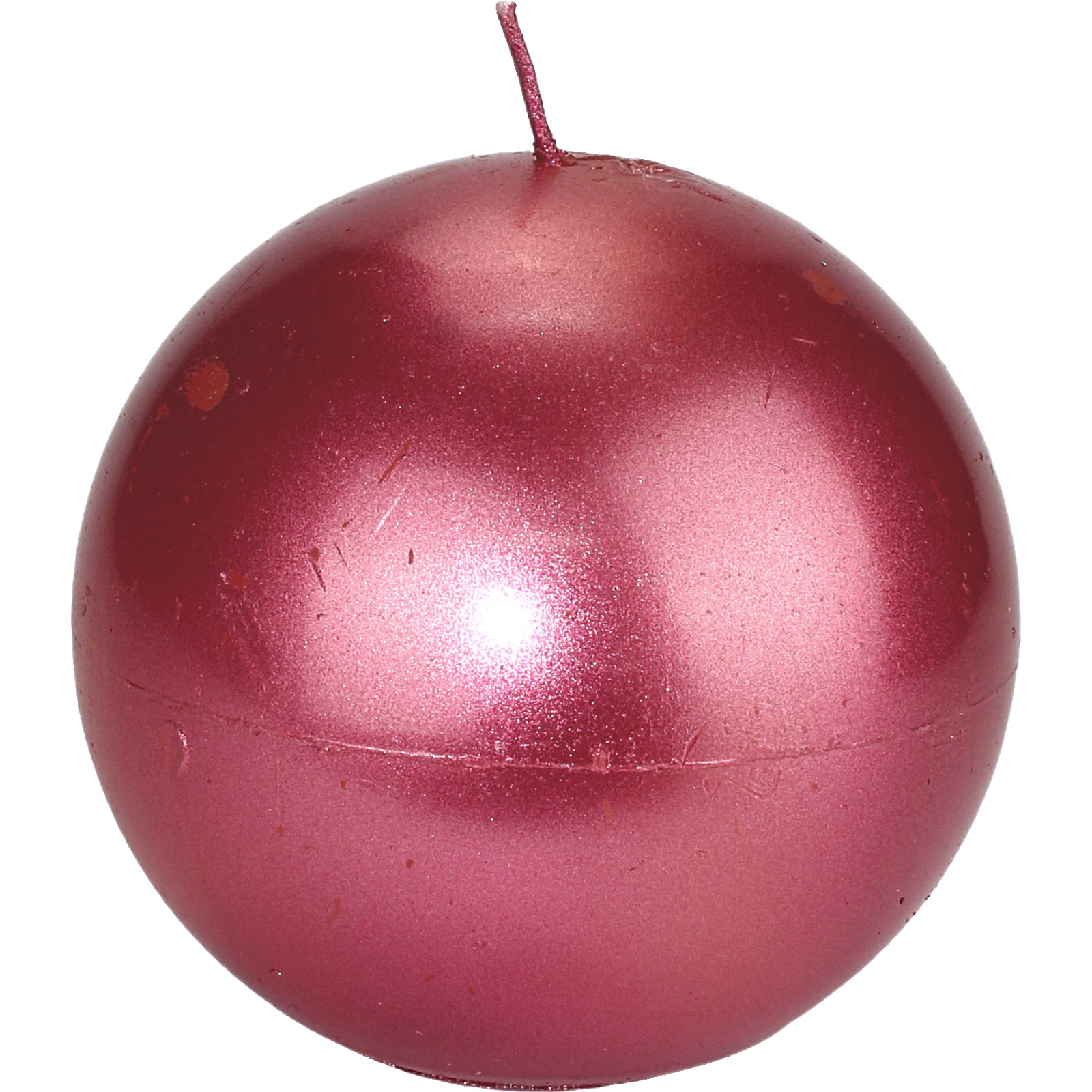 Frankie & Me Metallic Red Sphere Christmas Candle