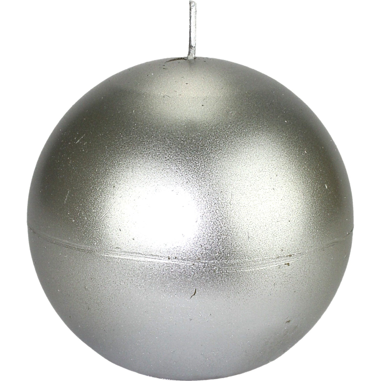 Frankie & Me Silver Sphere Christmas Candle